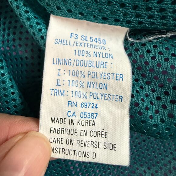 Columbia Sportswear “Double Whammy” Colorblock Nylon Rain Jacket Ladies L - Picture 4 of 7